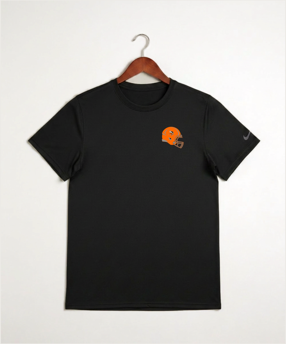 Littlefork Big Falls High School Football (Boys) - Black Nike Swoosh Sleeve rLegend Tee NKDX8730