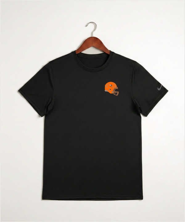 Littlefork Big Falls High School Football (Boys) - Black Nike Swoosh Sleeve rLegend Tee NKDX8730