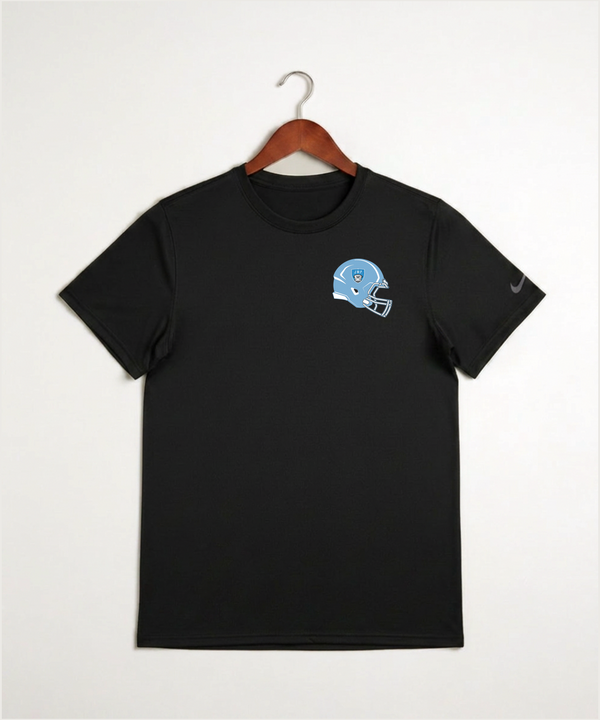 Janesville Waldorf Pemberton Football (Boys) - Black Nike Swoosh Sleeve rLegend Tee NKDX8730