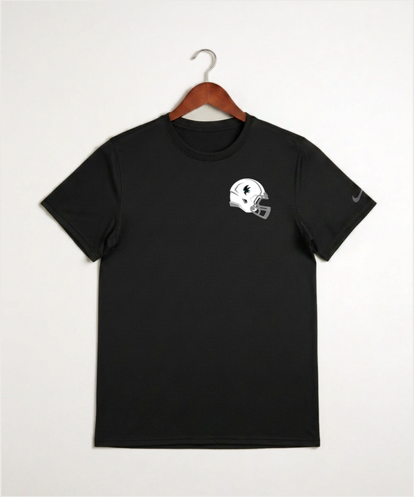Alden-Conger-Glenville Emmons High School Football (Boys) - Black Nike Swoosh Sleeve rLegend Tee NKDX8730
