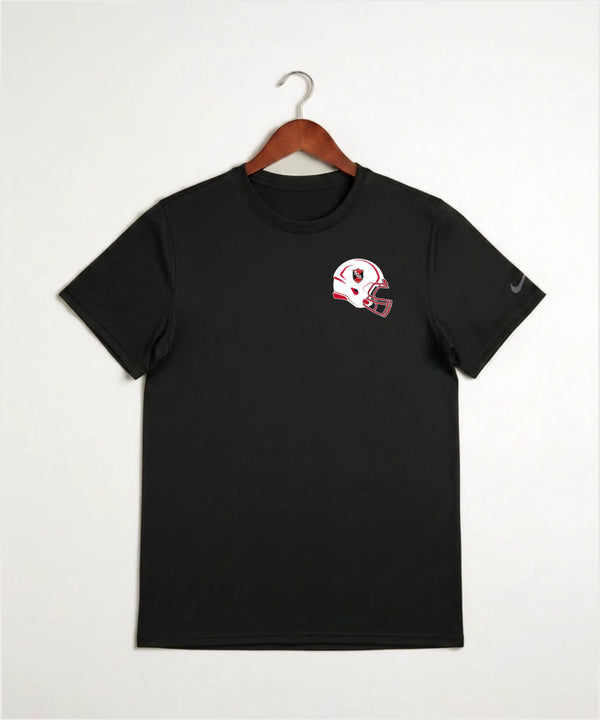 Saint James High School Football (Boys) - Black Nike Swoosh Sleeve rLegend Tee NKDX8730
