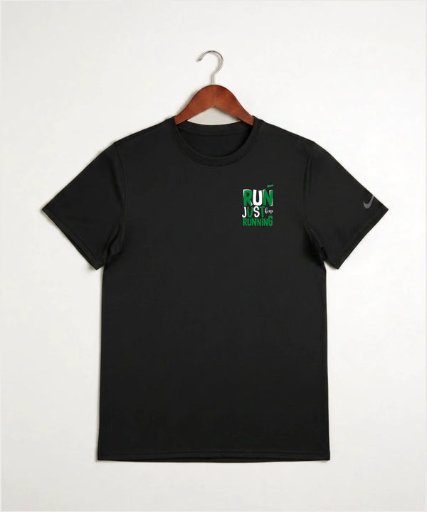 Waterville-Elysian-Morristown High School Football (Boys) - Black Nike Swoosh Sleeve rLegend Tee NKDX8730