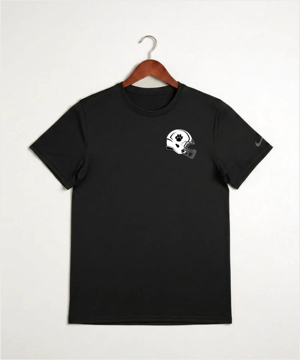 Plainview Elgin Millville H S Football (Boys) - Black Nike Swoosh Sleeve rLegend Tee NKDX8730