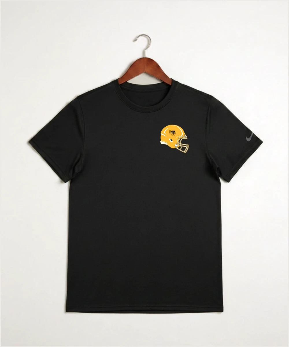 Le-Win Football - Black Nike Swoosh Sleeve rLegend Tee NKDX8730