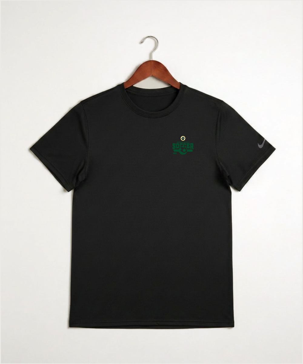 Ashwaubenon High School Soccer (Boys) - Black Nike Swoosh Sleeve rLegend Tee NKDX8730