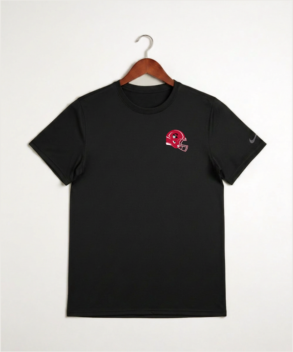 Border West Football (Boys) - Black Nike Swoosh Sleeve rLegend Tee NKDX8730