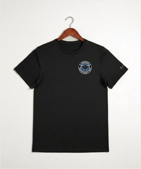 Martin County West High School Football (Boys) - Black Nike Swoosh Sleeve rLegend Tee NKDX8730