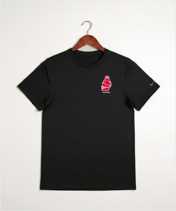 Amboy Football general - Black Nike Swoosh Sleeve rLegend Tee NKDX8730