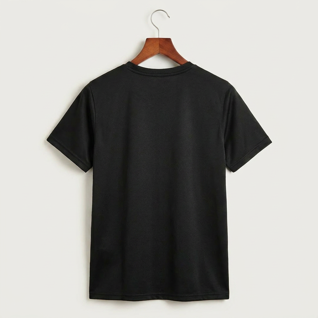 Plainview Elgin Millville H S Volleyball (Girls) - Black Nike Youth Swoosh Sleeve rLegend Tee NKDX8787 (back)