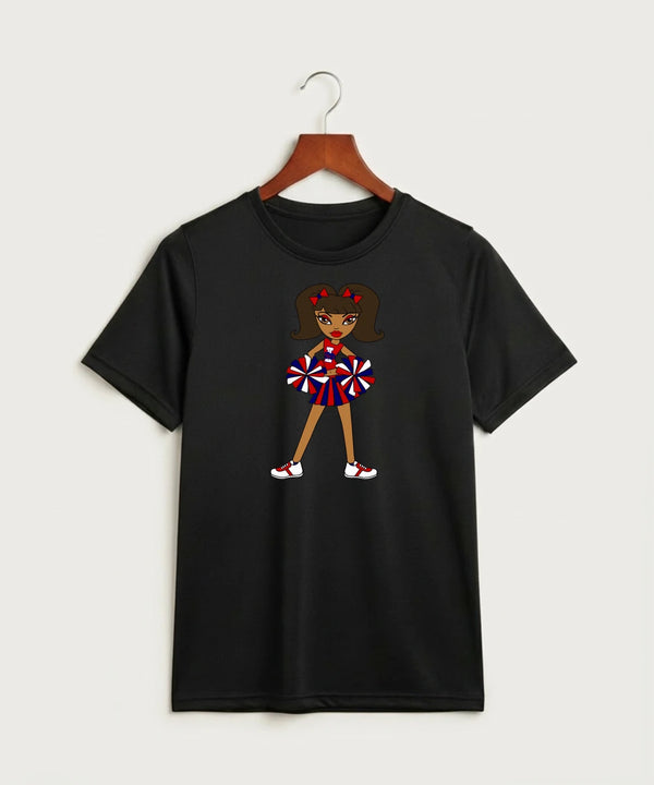 Independence High School Cheer Team - Black Nike Youth Swoosh Sleeve rLegend Tee NKDX8787