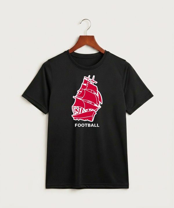 Amboy Football general - Black Nike Youth Swoosh Sleeve rLegend Tee NKDX8787