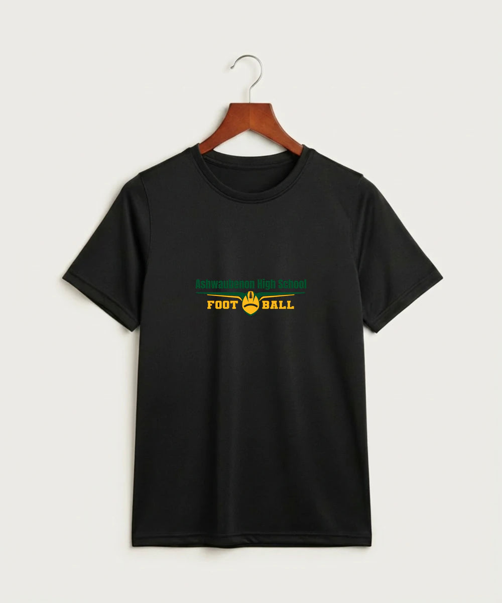 Ashwaubenon High School Football (Boys) - Black Nike Youth Swoosh Sleeve rLegend Tee NKDX8787