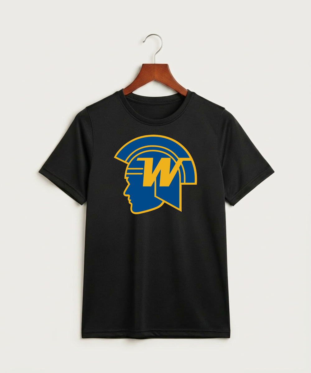 Wayzata High School Football (Boys) - Black Nike Youth Swoosh Sleeve rLegend Tee NKDX8787