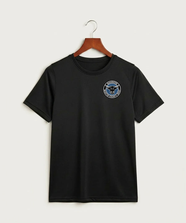 Martin County West High School Football (Boys) - Black Nike Youth Swoosh Sleeve rLegend Tee NKDX8787