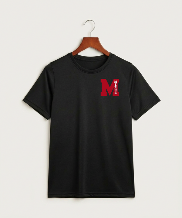 Mcgregor High School Football (Boys) - Black Nike Youth Swoosh Sleeve rLegend Tee NKDX8787