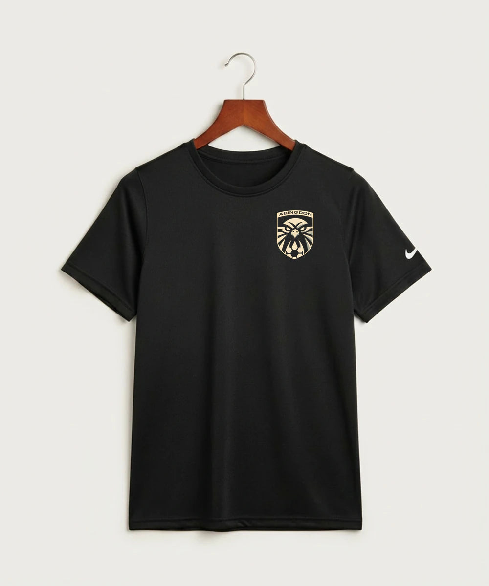 Abingdon High School Football (Boys) - Black Nike Youth Swoosh Sleeve rLegend Tee NKDX8787