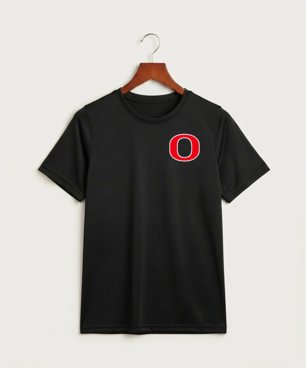 Osakis High School Athletics Coed - Black Nike Youth Swoosh Sleeve rLegend Tee NKDX8787