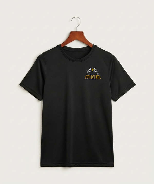 Plainview Elgin Millville H S Volleyball (Girls) - Black Nike Youth Swoosh Sleeve rLegend Tee NKDX8787