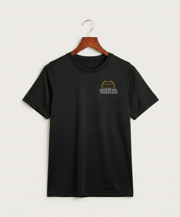 Hayfield High School Volleyball (Girls) - Black Nike Youth Swoosh Sleeve rLegend Tee NKDX8787
