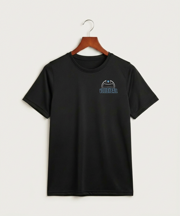 Janesville Waldorf Pemberton Volleyball (Girls) - Black Nike Youth Swoosh Sleeve rLegend Tee NKDX8787