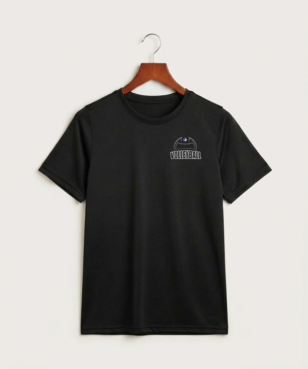 Owatonna High School Volleyball (Girls) - Black Nike Youth Swoosh Sleeve rLegend Tee NKDX8787