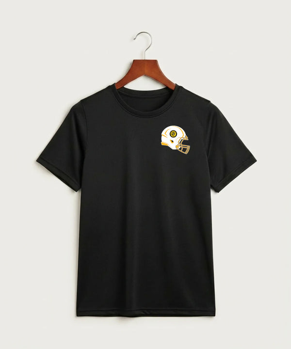 New London Spicer High School Football (Boys) - Black Nike Youth Swoosh Sleeve rLegend Tee NKDX8787
