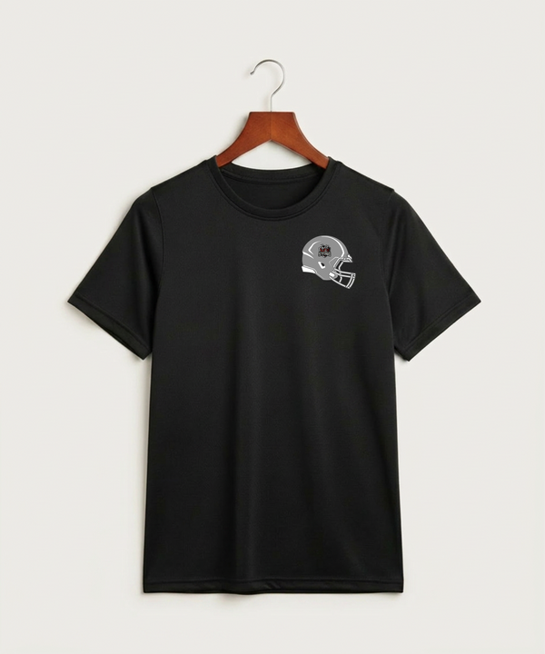Yellow Medicine East High School Football (Boys) - Black Nike Youth Swoosh Sleeve rLegend Tee NKDX8787