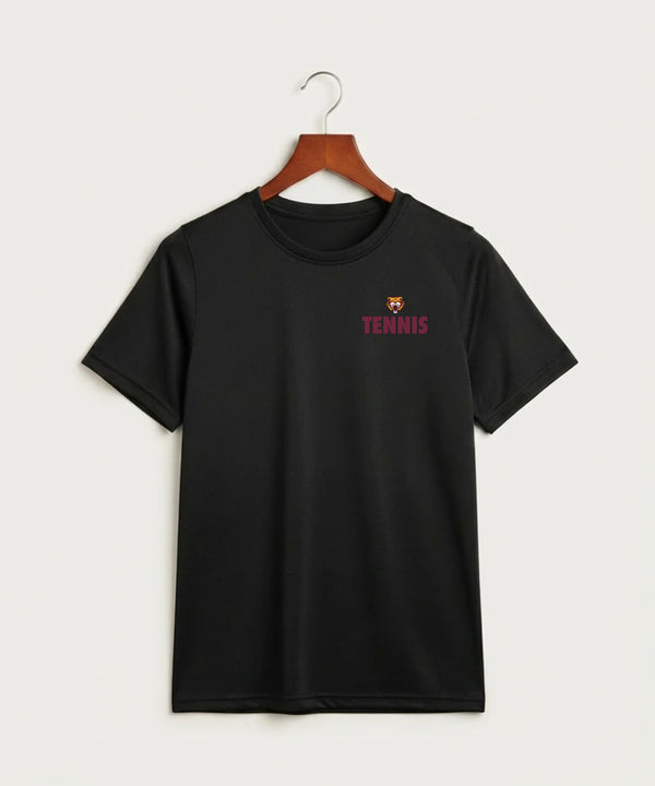 Stewartville High School Tennis (Coed) - Black Nike Youth Swoosh Sleeve rLegend Tee NKDX8787