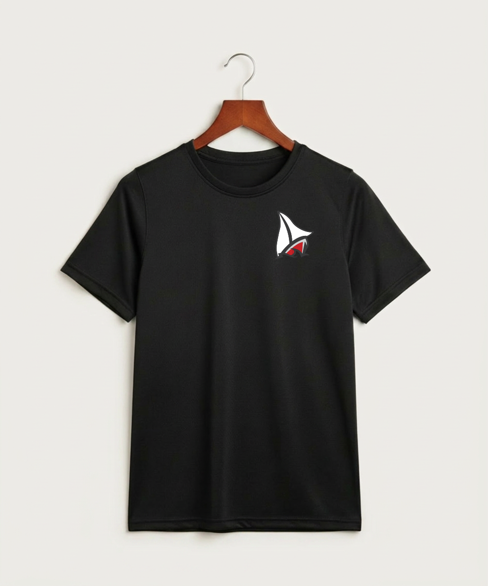 Detroit Lakes Community High School Football (Boys) - Black Nike Youth Swoosh Sleeve rLegend Tee NKDX8787
