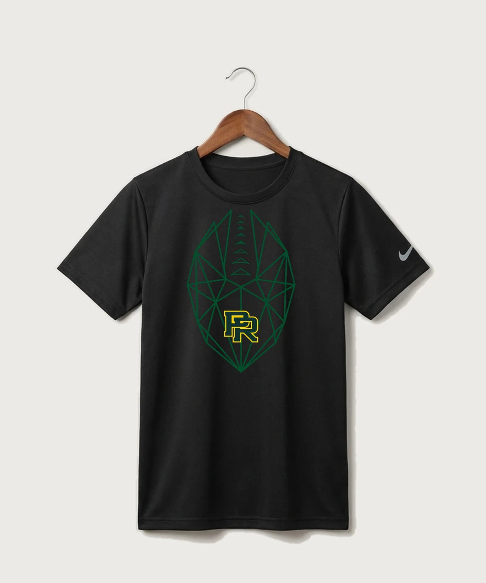 Proctor High School Football (Boys) - Black Nike Youth Swoosh Sleeve rLegend Tee NKDX8787