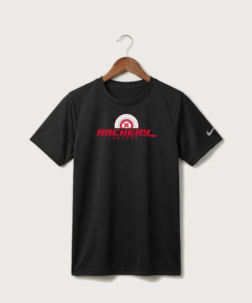Lancer Archer Club Archery Team Store - Black Nike Youth Swoosh Sleeve rLegend Tee NKDX8787