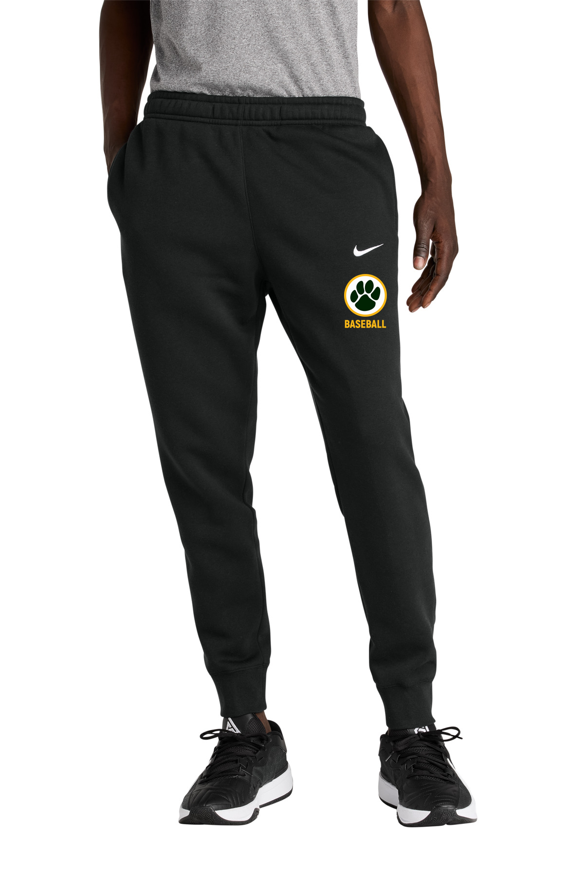Ashwaubenon High School Baseball (Boys) - Black Nike Club Fleece Jogger NKHM8045