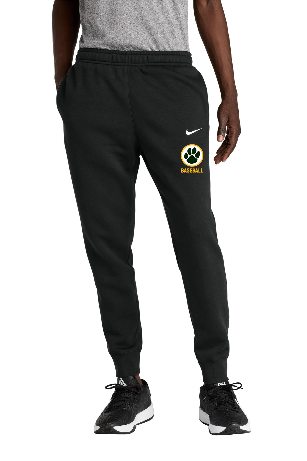 Ashwaubenon High School Baseball (Boys) - Black Nike Club Fleece Jogger NKHM8045