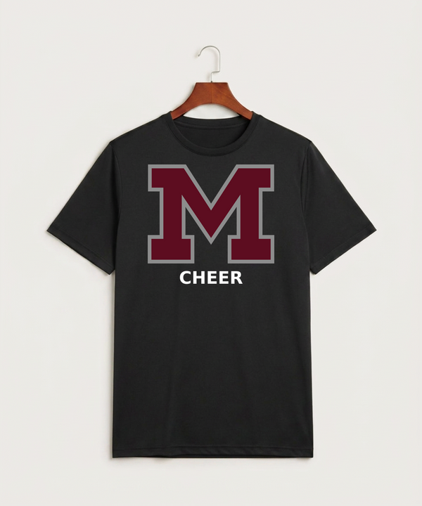 Moline Cheer general - Black Sport-Tek PosiCharge Competitor Tee. ST350