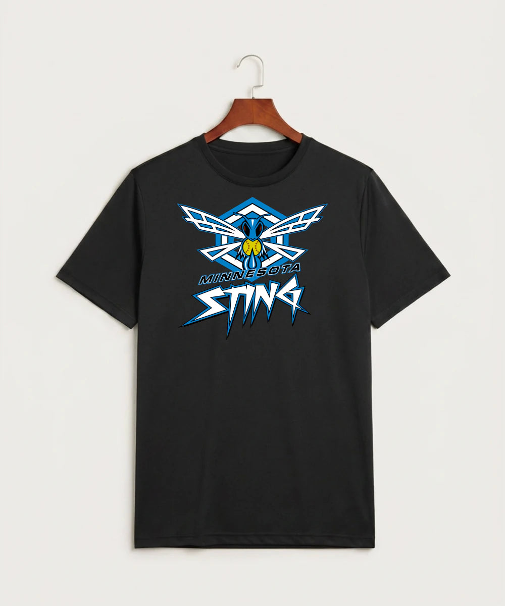 Minnesota Sting Athletics - Black Sport-Tek PosiCharge Competitor Tee. ST350