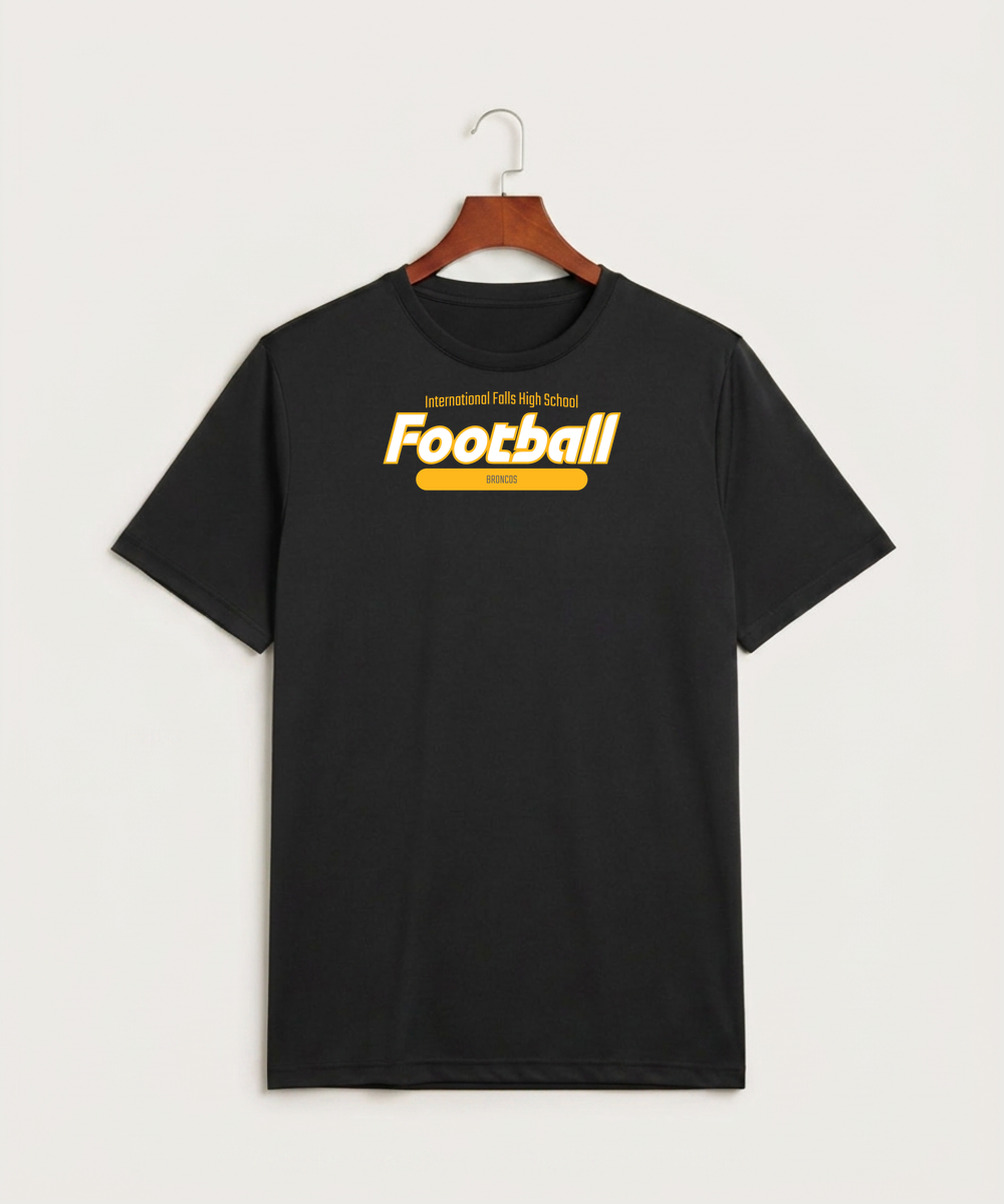 International Falls High School Football (Boys) - Black Sport-Tek PosiCharge Competitor Tee. ST350