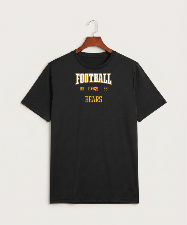 Lake of the Woods High School Football (Boys) - Black Sport-Tek PosiCharge Competitor Tee. ST350