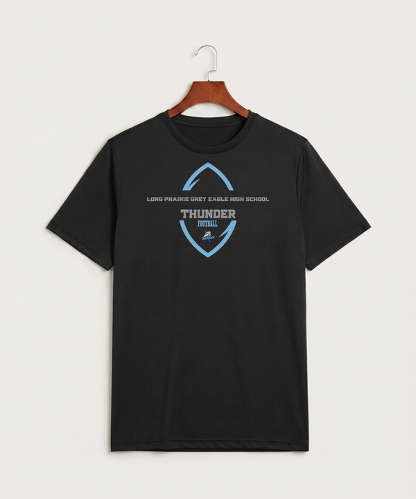 Long Prairie Grey Eagle High School Football (Boys) - Black Sport-Tek PosiCharge Competitor Tee. ST350