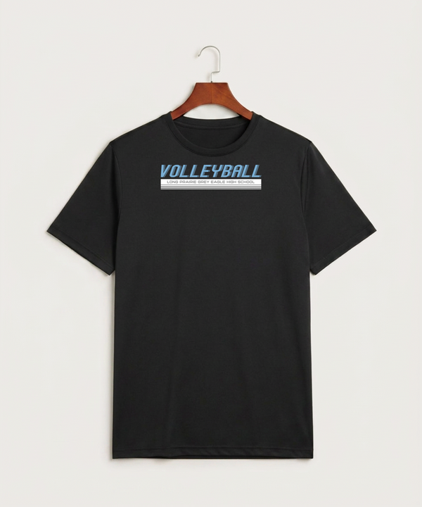 Long Prairie Grey Eagle High School Volleyball (Girls) - Black Sport-Tek PosiCharge Competitor Tee. ST350
