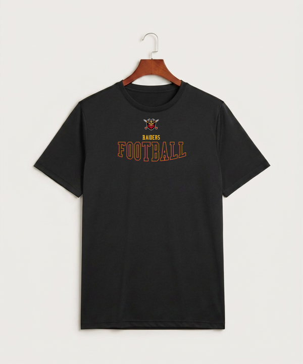 Mille Lacs High School Football (Boys) - Black Sport-Tek PosiCharge Competitor Tee. ST350