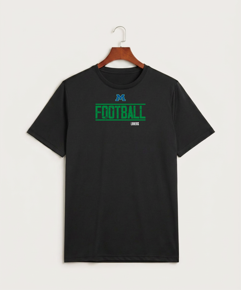Minnewaska Area High School Football (Boys) - Black Sport-Tek PosiCharge Competitor Tee. ST350