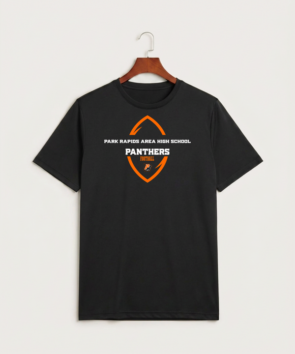 Park Rapids Area High School Football (Boys) - Black Sport-Tek PosiCharge Competitor Tee. ST350