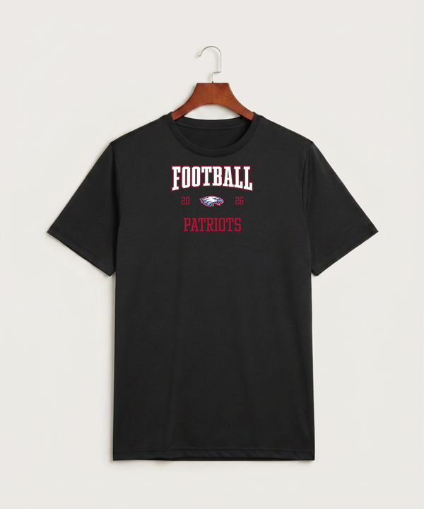 Pequot Lakes High School Football (Boys) - Black Sport-Tek PosiCharge Competitor Tee. ST350