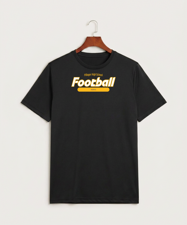 Pillager High School Football (Boys) - Black Sport-Tek PosiCharge Competitor Tee. ST350