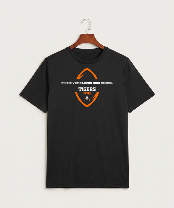 Pine River Backus High School Football (Boys) - Black Sport-Tek PosiCharge Competitor Tee. ST350