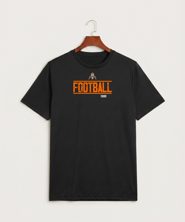 Pine River Backus High School Football (Boys) - Black Sport-Tek PosiCharge Competitor Tee. ST350