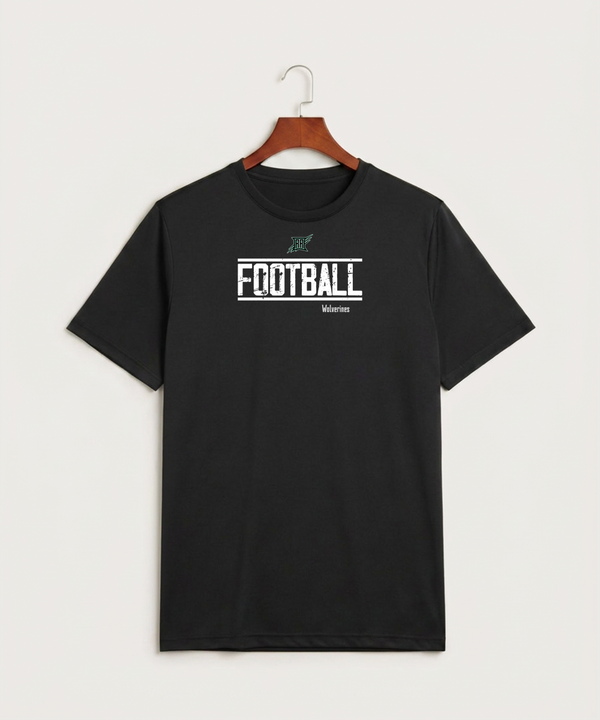 Rock Ridge High School Football (Boys) - Black Sport-Tek PosiCharge Competitor Tee. ST350