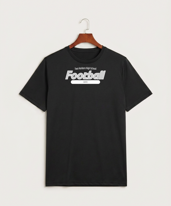 Two Harbors High School Football (Boys) - Black Sport-Tek PosiCharge Competitor Tee. ST350