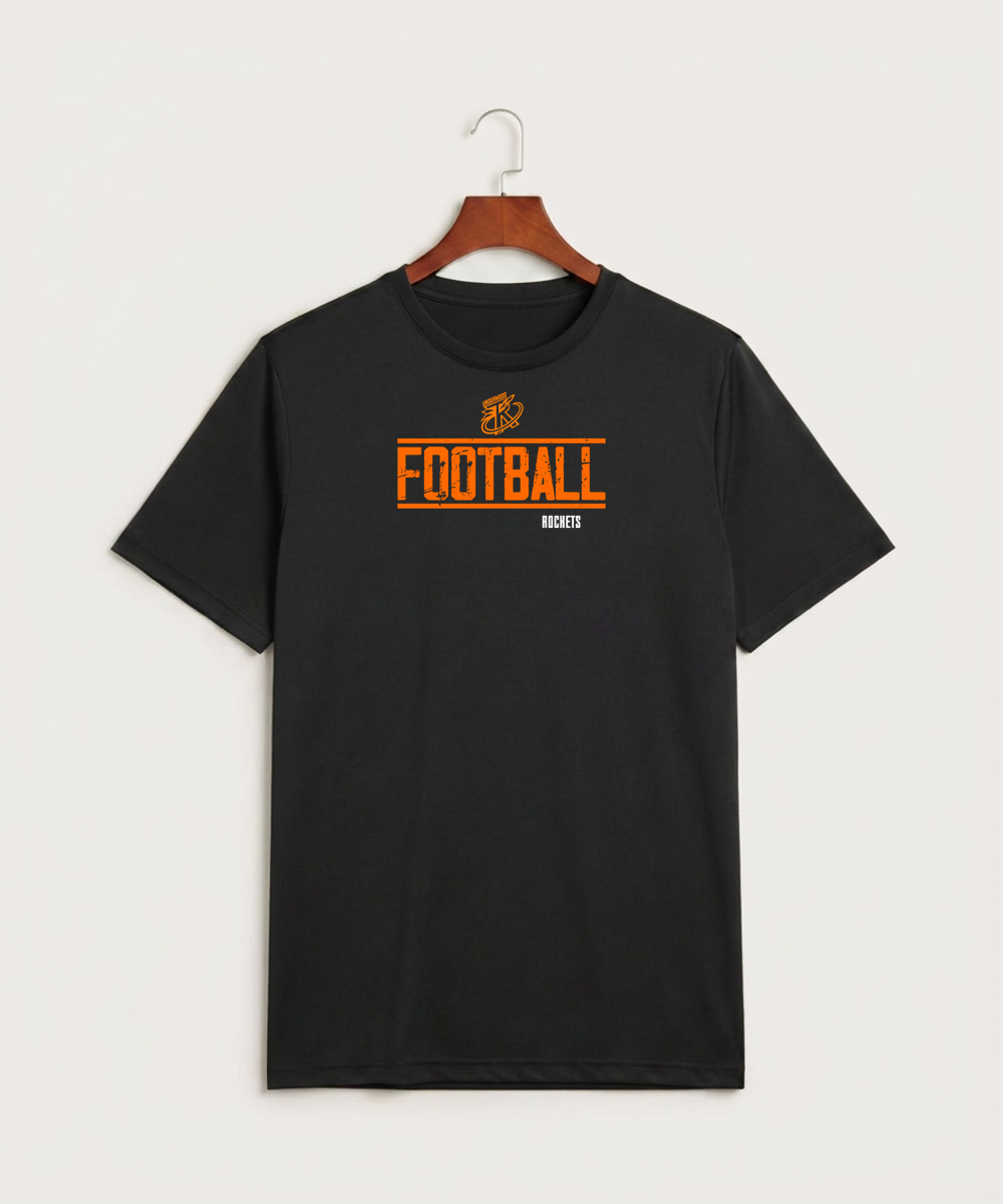 Underwood High School Football (Boys) - Black Sport-Tek PosiCharge Competitor Tee. ST350
