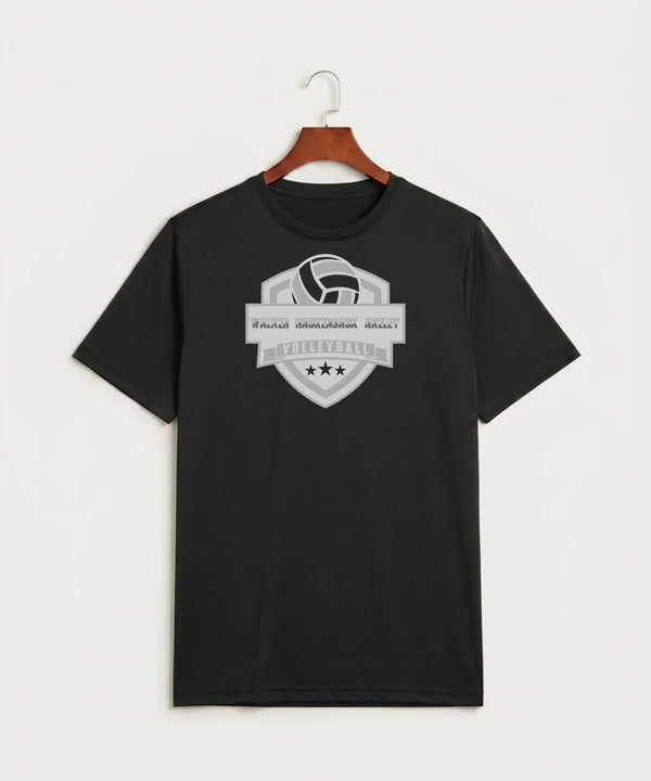 Walker Hackensack Akeley Volleyball (Girls) - Black Sport-Tek PosiCharge Competitor Tee. ST350